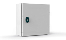 Щит моноблочный ETA 600x500x150мм (ВхШхГ) навесной с монтажной панелью, 1 глухая дверь, 1 замок, 1 пластина кабельного ввода, RAL7035, IP66 Щит моноблочный ETA 600x500x150мм (ВхШхГ) навесной с монтажной панелью, 1 глухая дверь, 1 замок, 1 пластина кабельного ввода, RAL7035, IP66